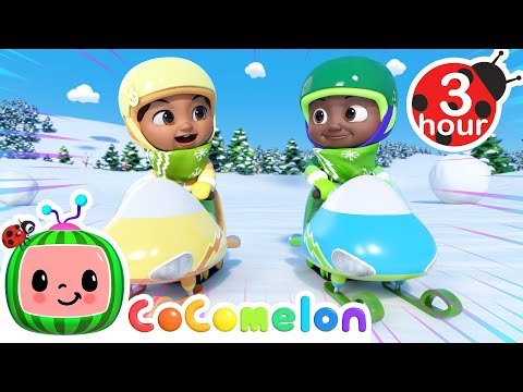 Cody and Nina's Snow Race + 3 Hours of CoComelon - It's Cody Time | Songs for Kids &amp; Nursery Rhymes