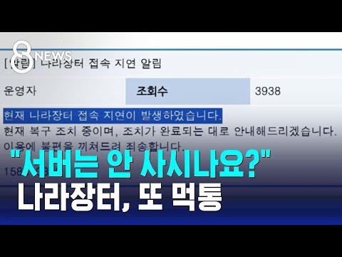 &quot;연말이라 몰려서&quot;&hellip;지난 달 이어 또 멈춰 선 행정전산망 / SBS 8뉴스