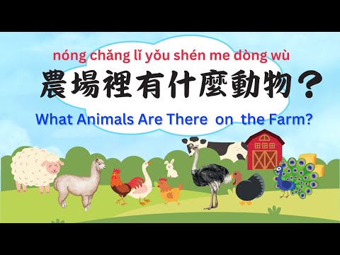 【最全農場動物】句型書pattern book繁體雙語-the most complete range of  bilingual farm animals 