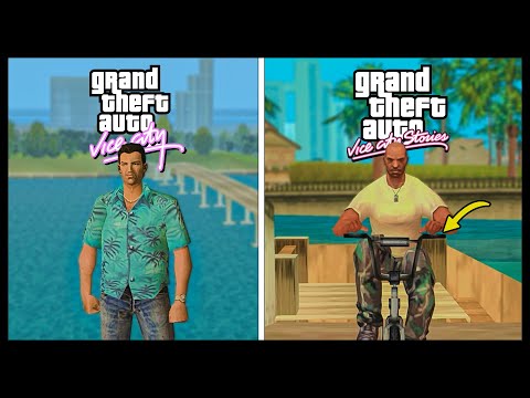 GTA Vice City vs GTA Vice City Stories - Physics and Details Comparison