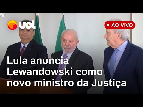 🔴Lewandowski no Minist&eacute;rio da Justi&ccedil;a; assista ao an&uacute;ncio de Lula ao vivo