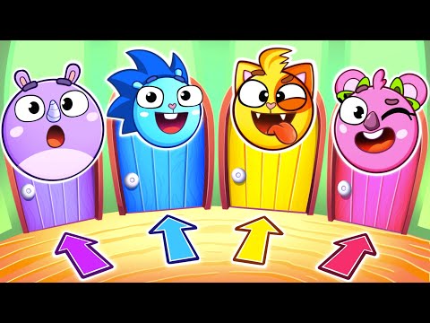 Magic Doors Song ✨ | Funny Kids Songs 😻🐨🐰🦁 And Nursery Rhymes by Baby Zoo