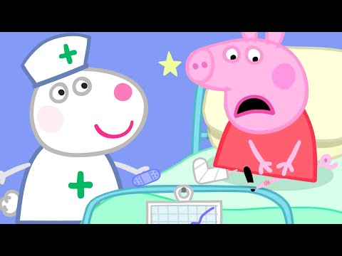 Peppa Pig Falls Over And Gets A Boo Boo | Kids TV And Stories