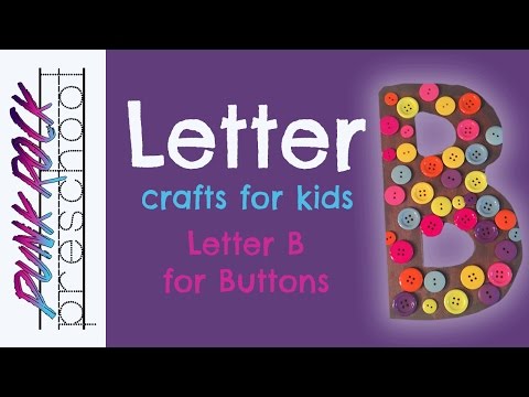 Letter B for Buttons  | Best ABC Crafts for Kids | Fun Letter Activities for Preschool