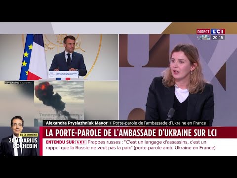 La visite d'Emmanuel Macron &agrave; Kiev serait &quot;symbolique&quot; explique Alexandra Prysiazhniuk Mayor