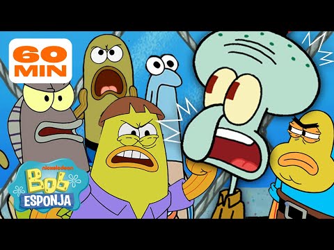 Bob Esponja | Todos los clientes ENOJADOS y decepcionados por el Crust&aacute;ceo Cascarudo 😡 | 1 hora