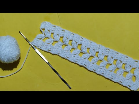 How to make leaf🍃 toran patti design😇 for beginners l crochet pattern l toran patti new design