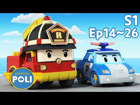 Robocar POLI Season 1 Full Ver. | Ep.14~Ep.26 | Safety Education | Cartoon for Kids |Robocar POLI TV