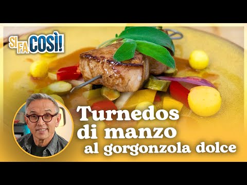 Tournedos di manzo con gorgonzola dolce | Chef BRUNO BARBIERI