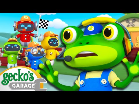 Formula Gecko! 🏁 | Go Gecko's Garage! | Kids Cartoons