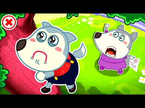 Dangerous, Baby Wolf! | Outdoor Safety Cartoon | Kids Cartoon  | 