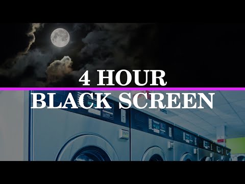 4 HOURS OF A RELAXING WASHER  ALARM CLOCK AT THE END