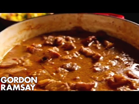 Pork Neck Curry with Mango Salsa | Gordon Ramsay