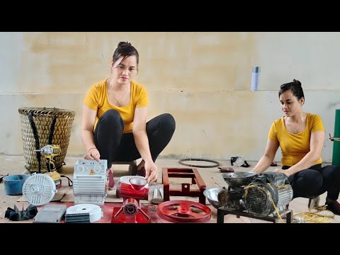 Thoa Single Girl-One day repairing and maintaining the blender