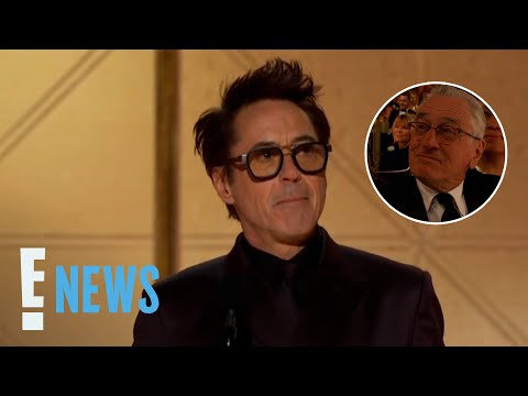 Robert De Niro Has VIRAL Reaction To Robert Downey Jr. Win | Golden Globes 2024 | E! News