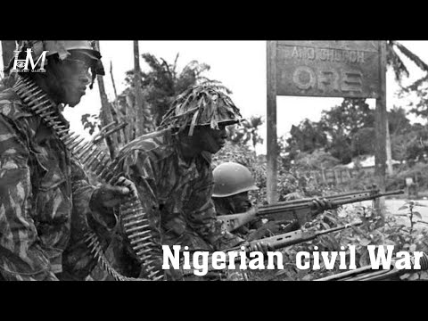 Nigerian civil war 1967.