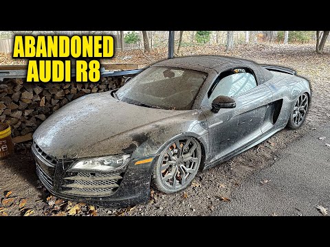 Abandoned Supercar: Audi R8 | First Wash in Years! | Car Detailing Restoration