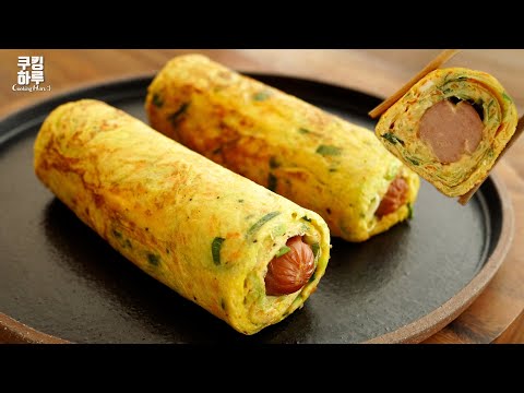 Once You Learn This Recipe, You Want to Eat Cabbage and Eggs Everyday! Cabbage Omelette Roll!