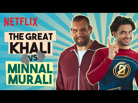 Minnal Murali: Making of a Superhero ft. The Great Khali | Tovino Thomas | Netflix India