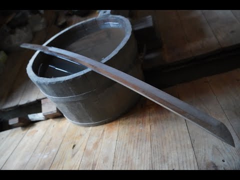 katana making -  suriage tachi