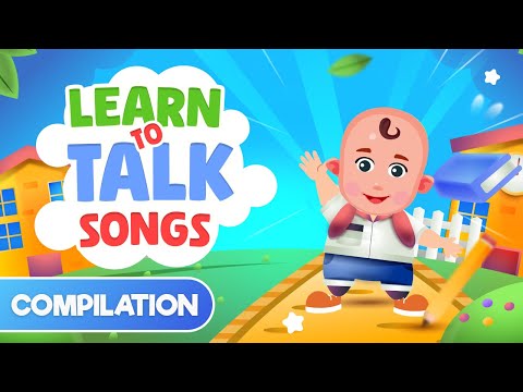 Learn to Talk Songs Compilation I First Words I Speech Delay I Speech Practice I Islamic Cartoon