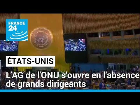 &Eacute;tats-Unis : l'Assembl&eacute;e g&eacute;n&eacute;rale de l'ONU s'ouvre en l'absence de grands dirigeants