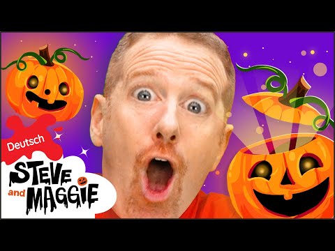 Halloween K&uuml;rbis Schatzsuche Kindergeschichte mit Steve und Maggie Deutsch | Hexen lieben Halloween