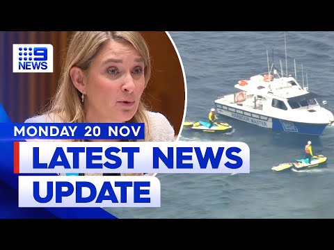 Optus CEO has just resigned; Plane crash search | 9 News Australia