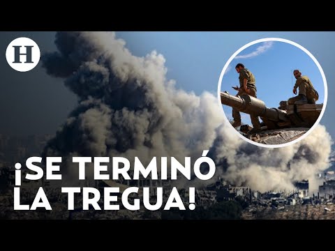 &iexcl;Contin&uacute;a la guerra! Tras 7 d&iacute;as de tregua; Israel y Ham&aacute;s reanudan ataques y bombardeos