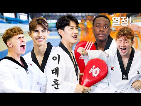 British Highschoolers VS Korean Taekwondo Gold-Medalist!!