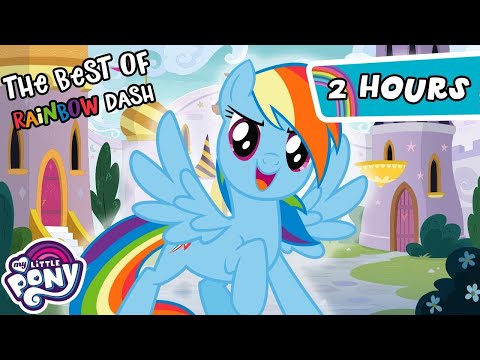 My Little Pony: Friendship is Magic | Rainbow Dash BEST Episodes | 2 Hour Compilation | MLP Episodes