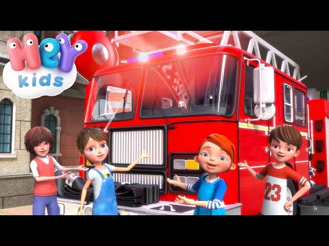 Vatrogasac pesma 👨&zwj;🚒 Vatrogasni kamion za decu | Decije pesme - HeyKids