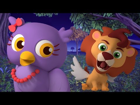 A Coruja e as Melhores M&uacute;sicas para Beb&ecirc; Dormir 🦉 3D HD ☁️🦁☁️