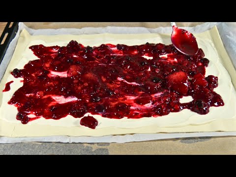 Do you have puff pastry? Very tasty recipe in 7 minutes!