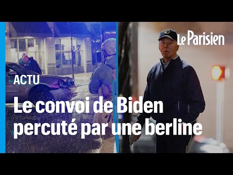 &Eacute;tats-Unis : une voiture fonce sur le convoi de Joe Biden &agrave; quelques m&egrave;tres de lui