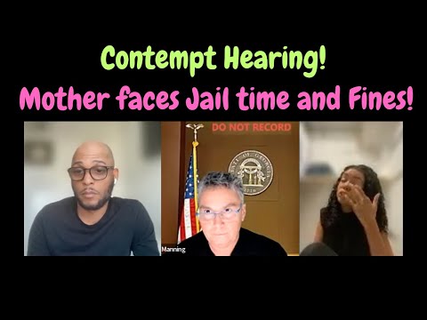 Contempt Hearing! Mom refuses Dad visitation, Dads Attorney asking for jail time! 