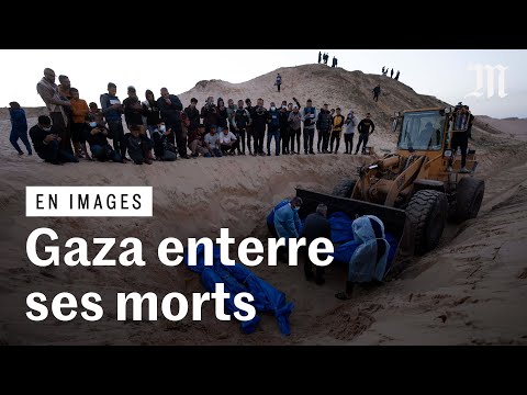 A Gaza, des corps enterr&eacute;s dans des fosses communes