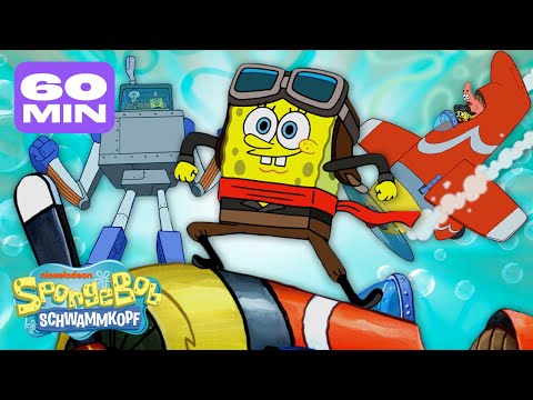 SpongeBob | Alle Autos, Busse, Z&uuml;ge, Roboter und andere Fahrzeuge in Bikini Bottom! | Schwammkopf