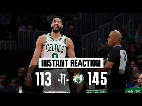 INSTANT REACTION: Celtics improve to 19-0 at home with blowout win over Houston Rockets