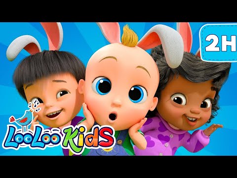 🐰 Bunny Hop &amp; Endless Fun Songs | 2 Hours of LooLoo Kids Playful Music and Rhymes