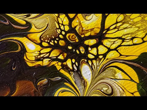 Failed &amp; nailed color layers | Acrylic pouring | Bloom technique experiment | Fluid art