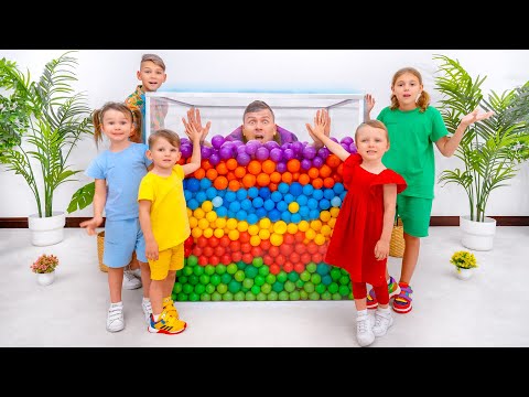 Color challenge to save dad | Baby Alex + more Children's videos