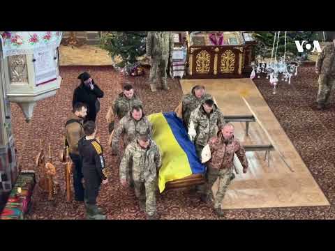 Family Buries Recently Identified Ukrainian Soldier | VOA News