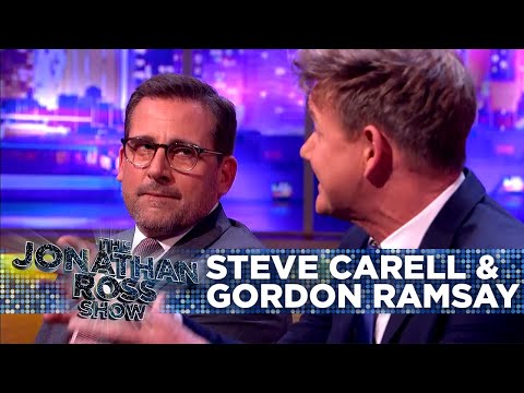 Steve Carell Explains Fine Dining Standards To Gordon Ramsay | Uncut | The Jonathan Ross Show