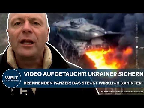 PUTINS KRIEG: Russen zeigen Video! Ukrainer sichern zerst&ouml;rten Panzer! Das steckt wirklich dahinter!