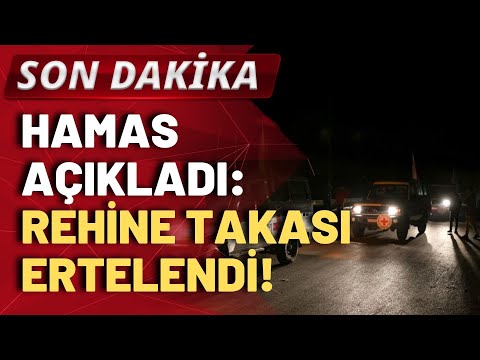 SON DAKİKA! Hamas 'Rehine takasındaki ikinci aşamayı erteleme kararı aldık' dedi! İşte detaylar!