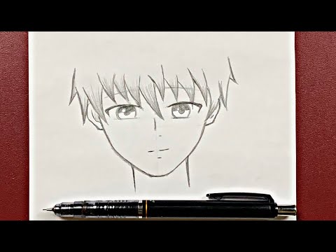 Easy to draw | how to draw anime boy step-by-step