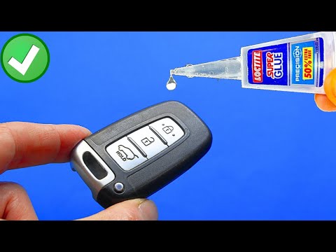 Just a Drop of Super Glue on the Car Remote and you will be amazed !!