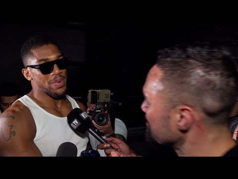 &quot;I'm Proud Of You!&quot; - Anthony Joshua &amp; Joseph Parker Embrace After Wins