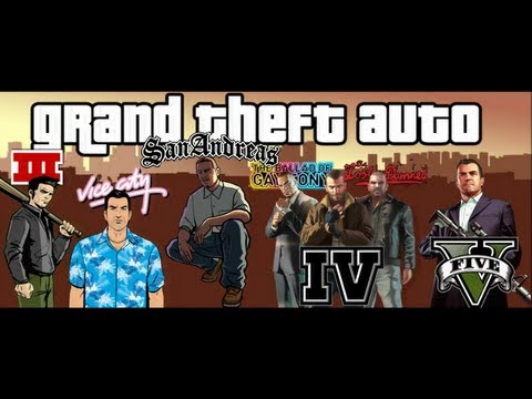 Trailers GTA III, VC, SA, IV, TLAD, TBOGT y V